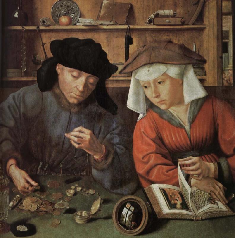 Quentin Massys Lending and his wife oil painting image